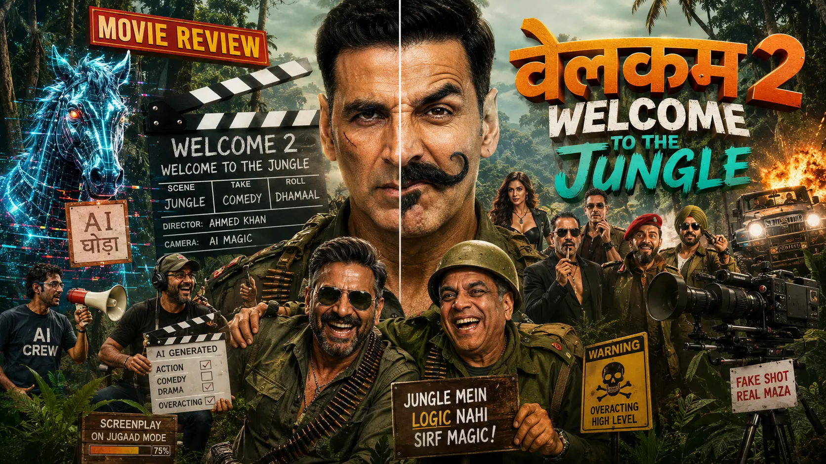 Welcome to the Jungle Review: क्या वाकई देखने लायक है ये फिल्म? जानें पूरा हाल
