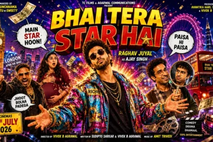 Bhai Tera Star Hai Movie Review 2026 poster featuring Raghav Juyal