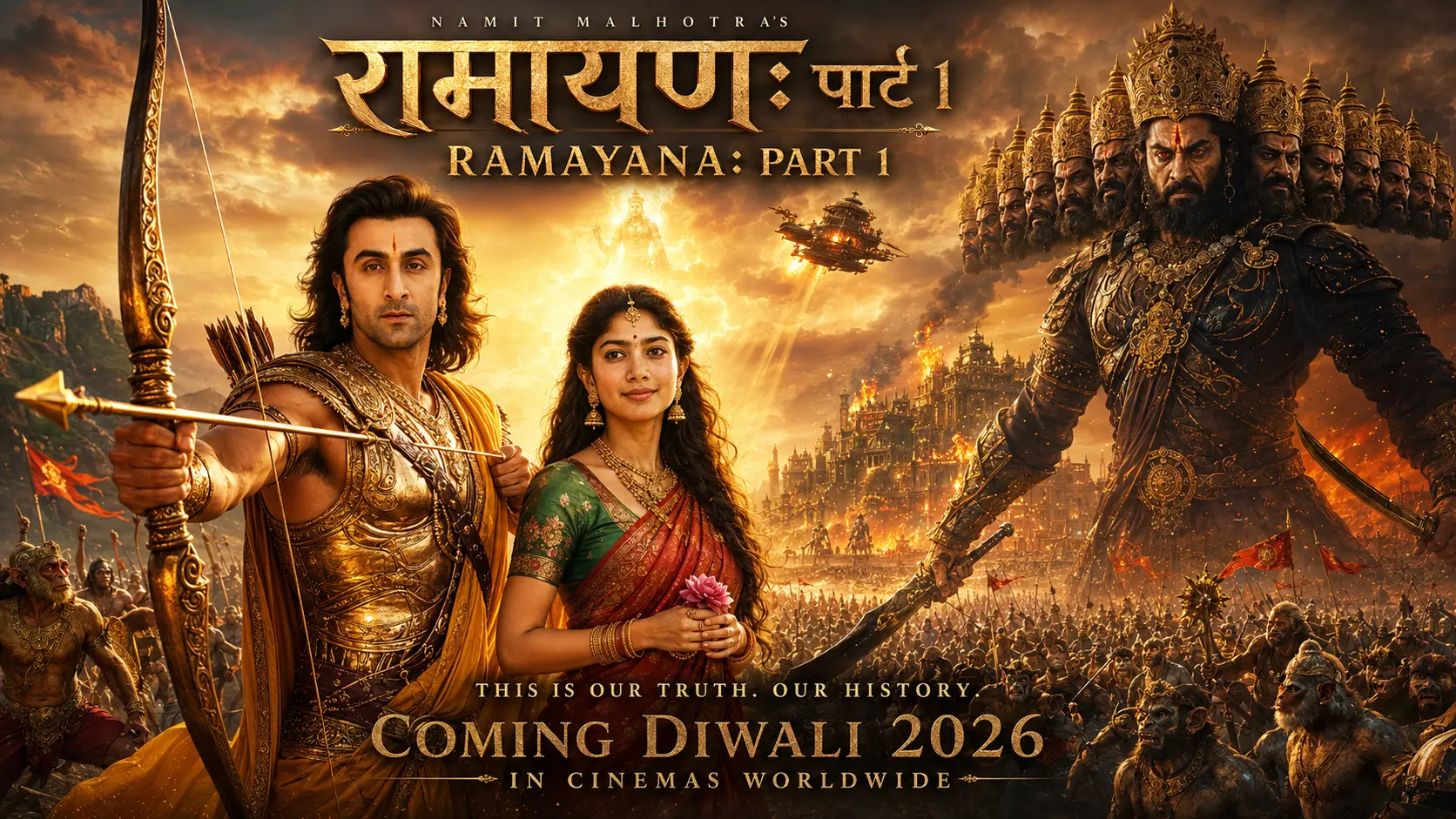 🎬Ramayan Trailer Review (2026): Best & Honest Review 7 Ramayan Trailer Review (2026) – Yash as Ravan and Ranbir Kapoor as Lord Ram