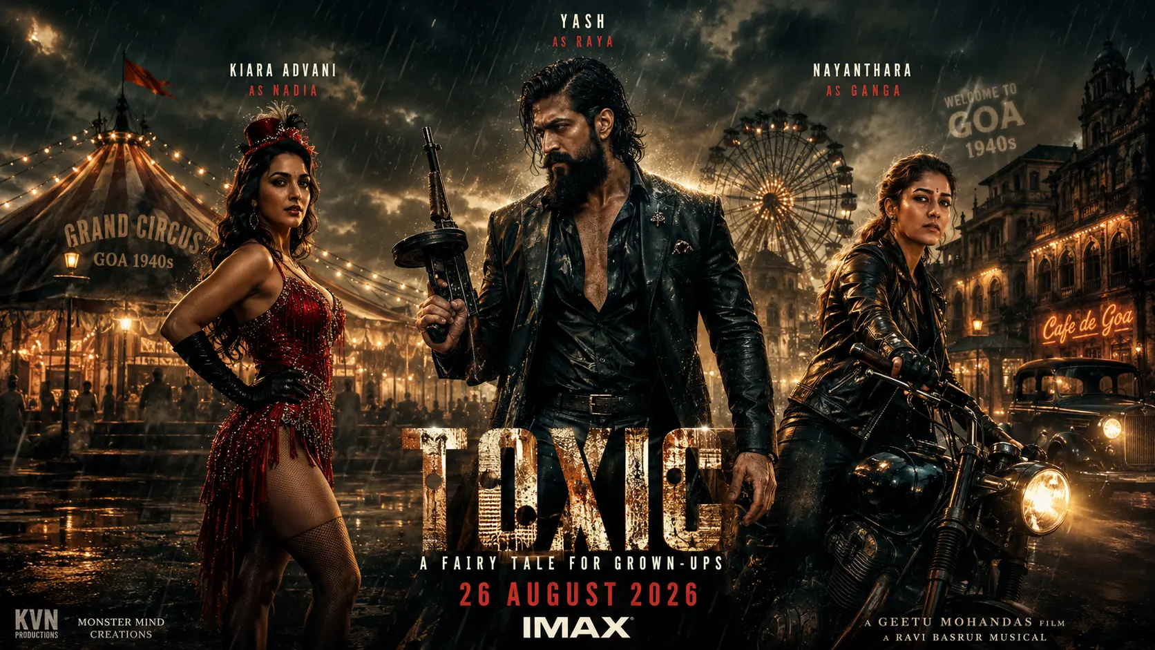 🎬Toxic Movie Review 2026: Yash की 'Tabaahi' ने मचाया धमाल 7 Toxic Movie Review 2026 – Yash as Raya in Toxic A Fairy Tale for Grown-Ups