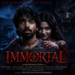 Immortal Movie Review 2026 poster featuring GV Prakash Kumar and Kayadu Lohar in a vampire horror thriller.